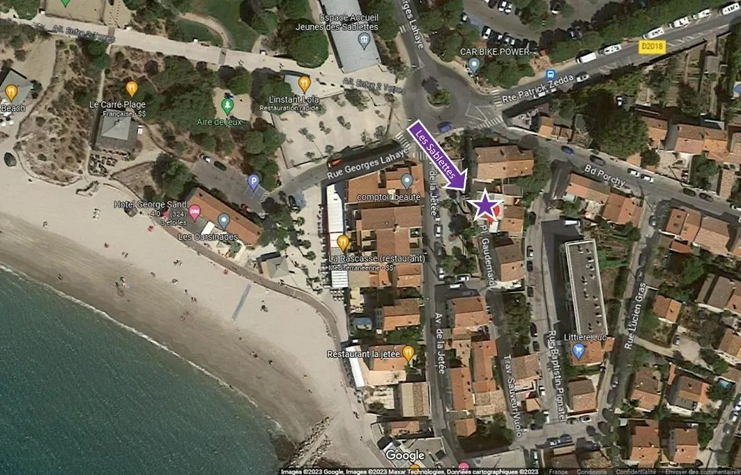 Plage Des Sablettes -St Mandrier Maison Du Pecheur Ла-Сейн-сюр-Мер 0*,